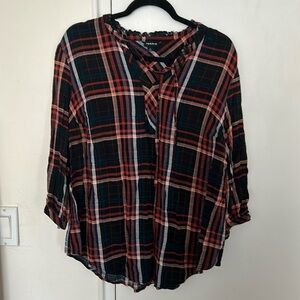 Torrid 2X plaid shirt